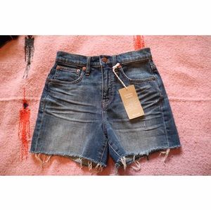 Madewell high rise denim shorts, Size 23